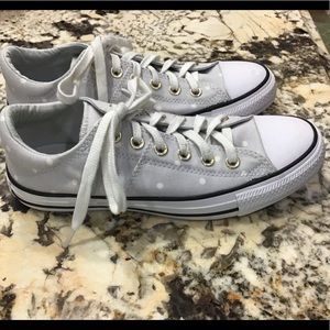 NWOT Converse All Star Polka Dot Low Tops size 8